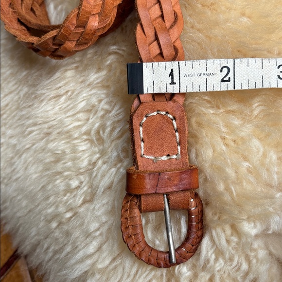 Vintage Braided Leather Belt - Picture 4 of 6